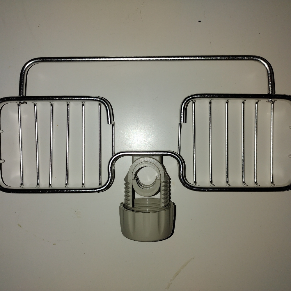Kitchen faucet sponge holder